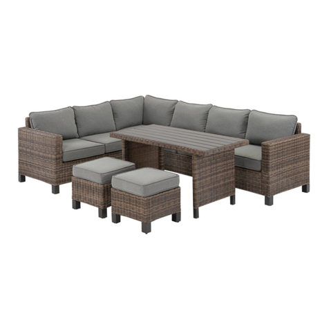Better Homes and Gardens Brookbury 5-Piece Sectional Assembly and Care Guide Better Homes and Gardens Brookbury 5-Piece Sectional Assembly and Care Guide