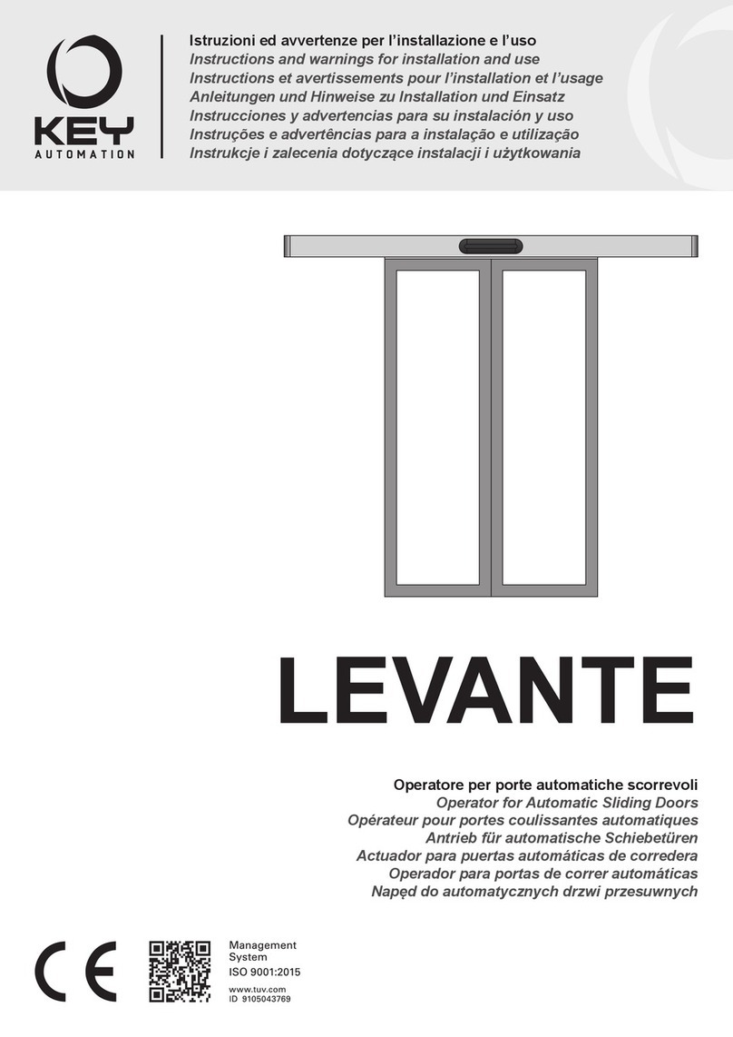 Keyautomation LEVANTE Technical specifications