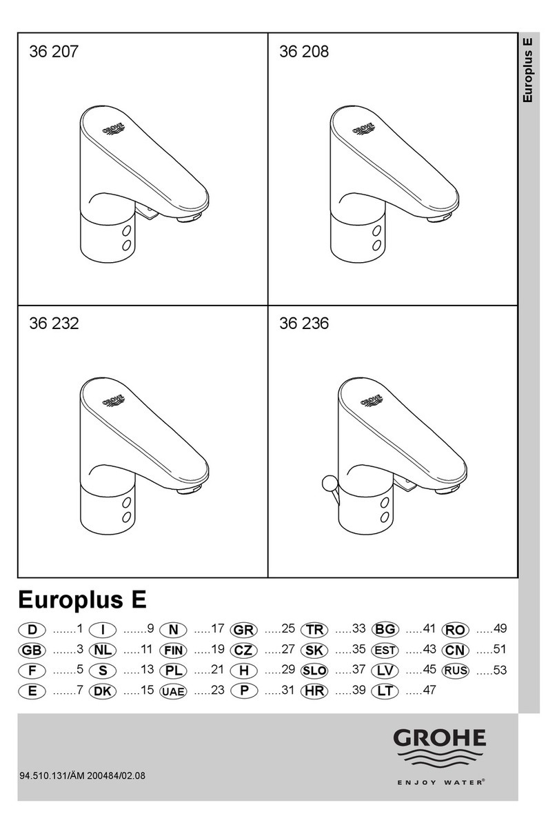 Grohe EUROPLUS E 36 207 instructions