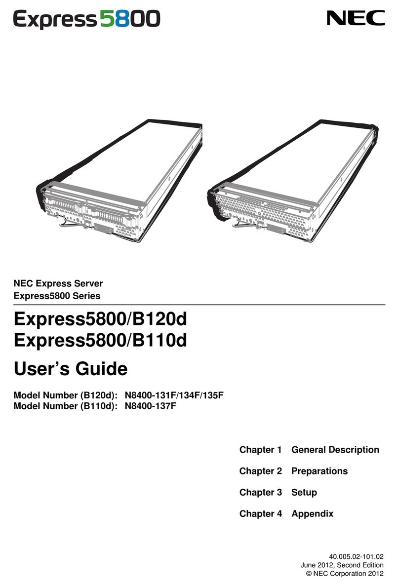 NEC NEC Express5800 Series User manual
