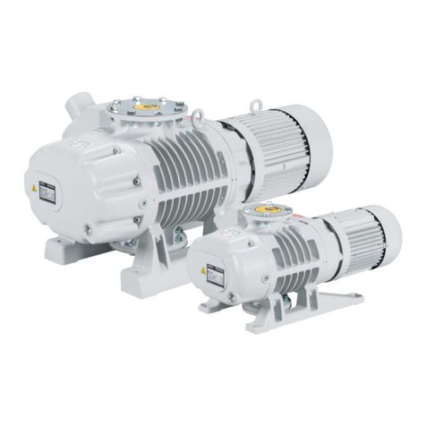 LEYBOLD RUVAC WS 251 Installation and operating instructions