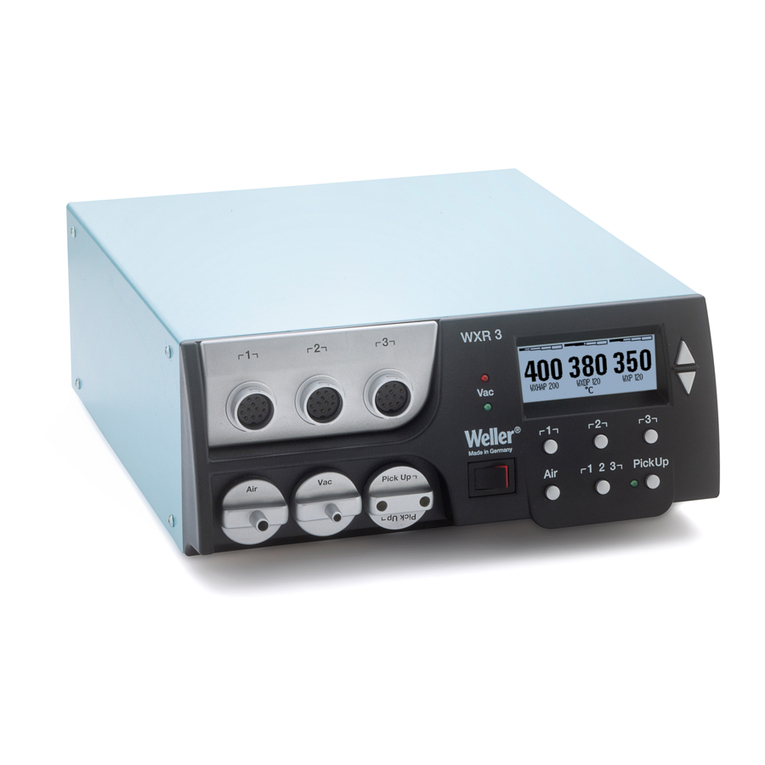 Weller WXR 3 User manual