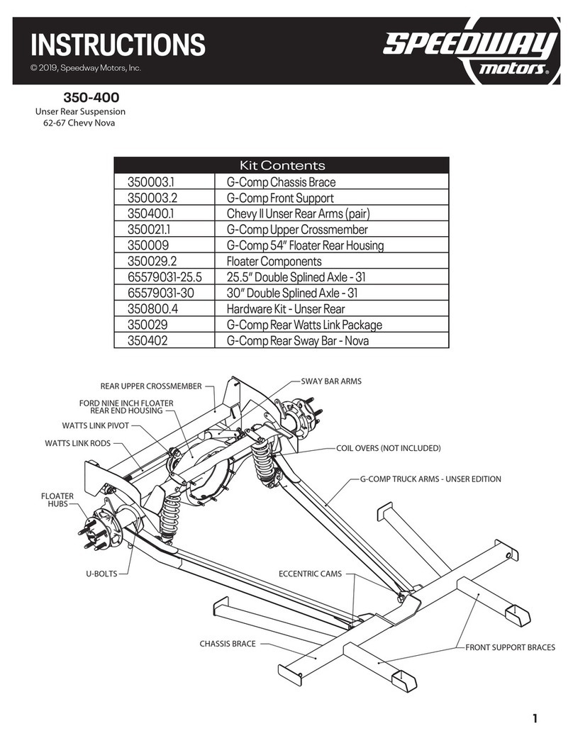 Speedway 350-400 instructions