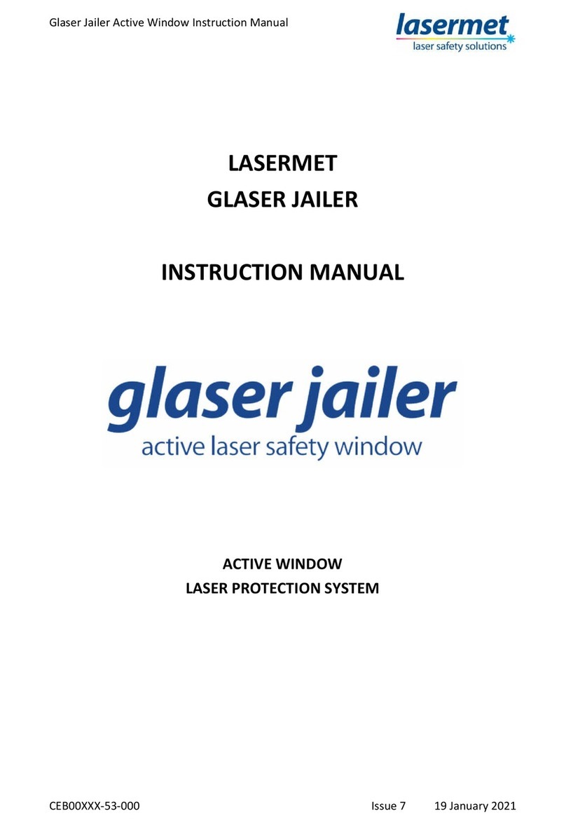 Lasermet GLASER JAILER instruction manual