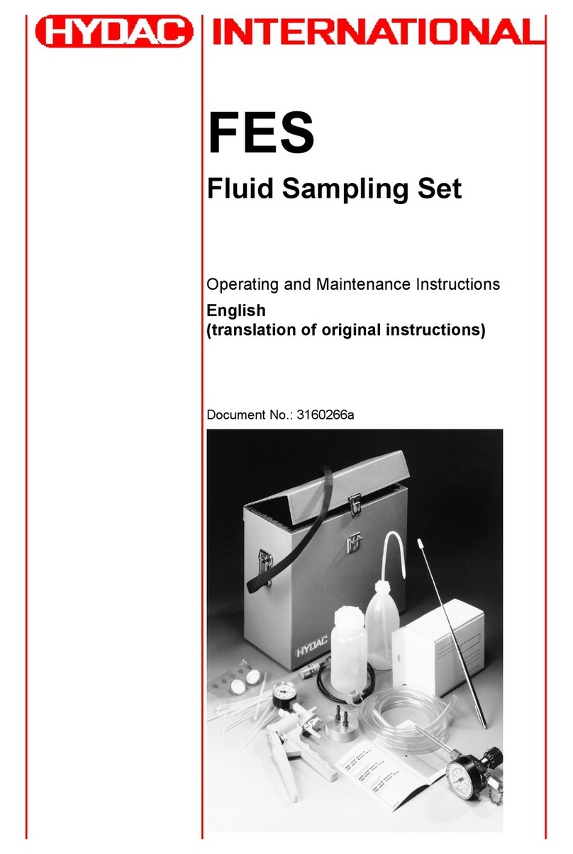HYDAC International CS 2000 Series Operating and maintenance instructions