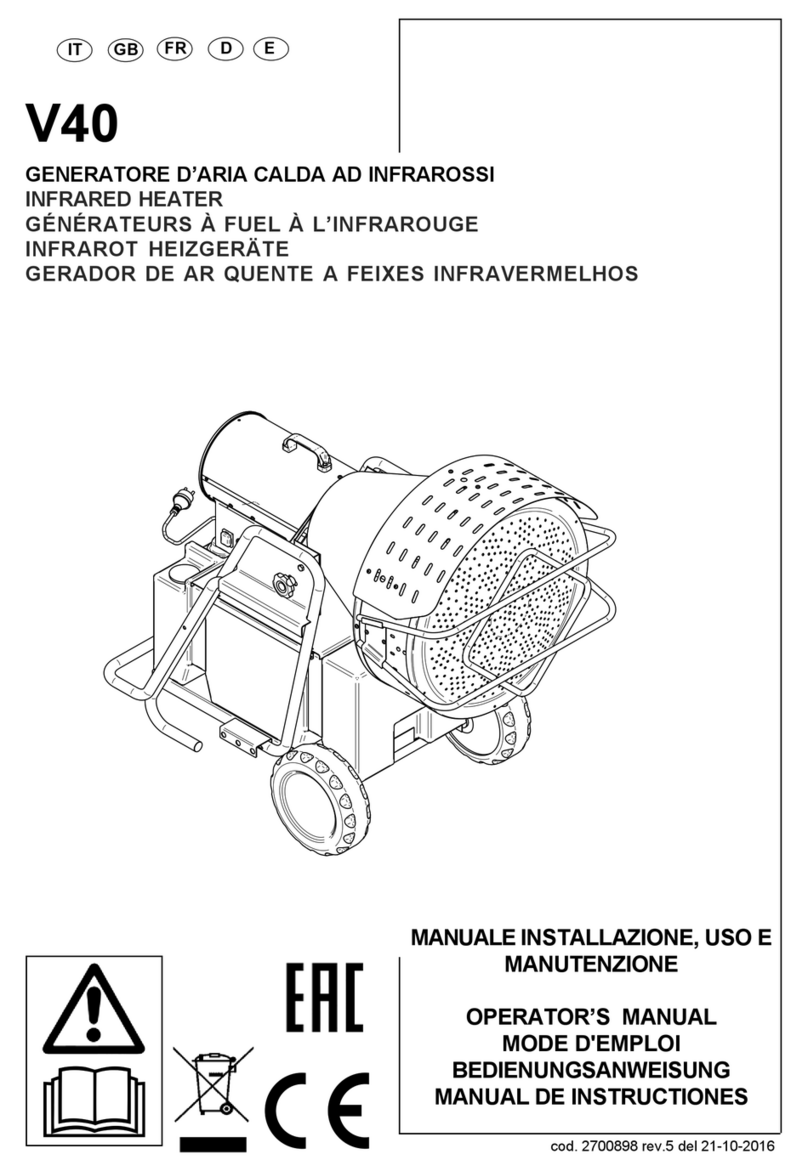 ITM Italia V40 Operator's manual