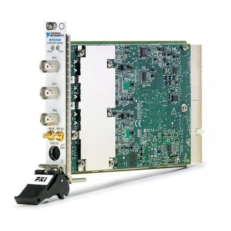 National Instruments NI PXI-5922 User manual National Instruments NI PXI-5922 User manual