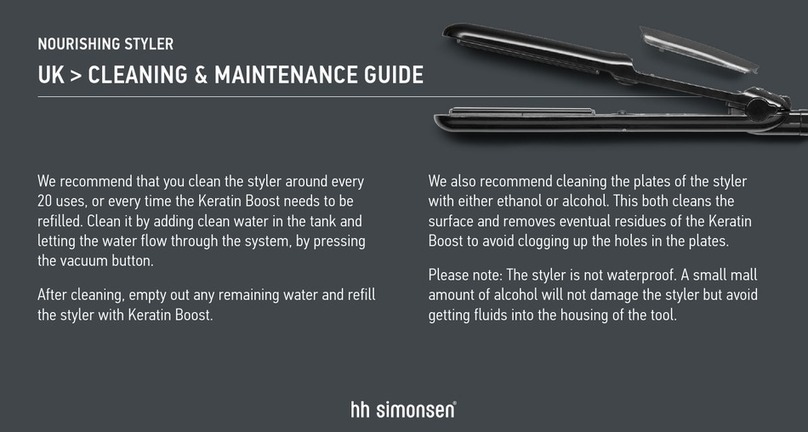 HH Simonsen NOURISHING Cleaning and maintenance guide