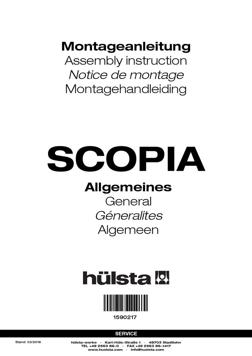 Hülsta SCOPIA User manual