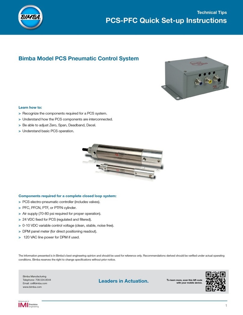 IMI Bimba PCS Technical tips