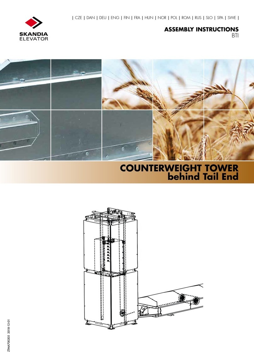 Skandia Elevator BTI 400 Assembly instructions