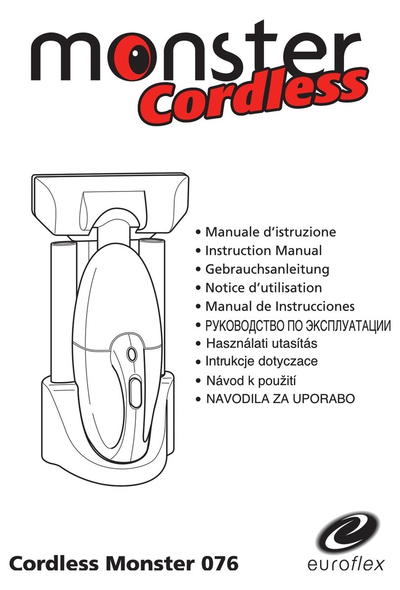 Steam Cleaner monster 076 Cordless instruction manual