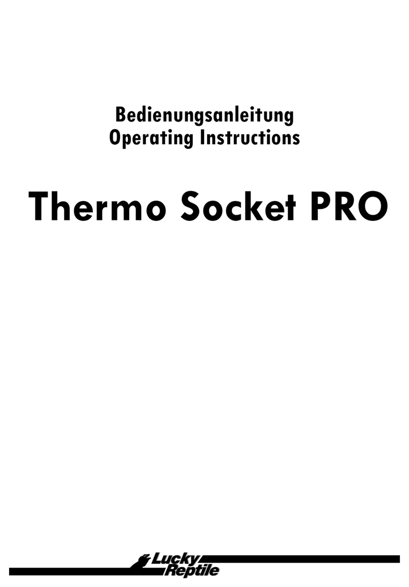 Lucky Reptile Thermo Socket PRO operating instructions