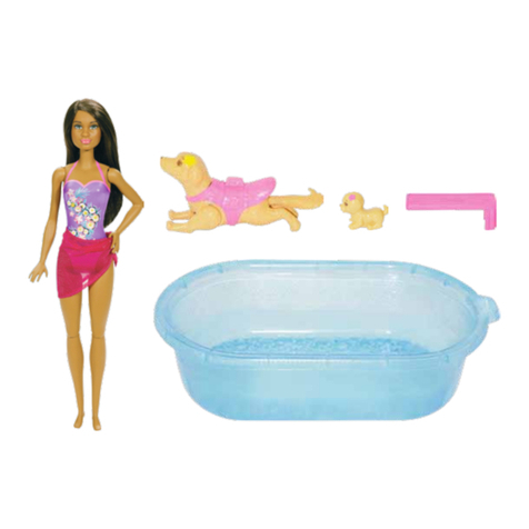 Mattel Barbie SWIMMIN PUP POOL instructions