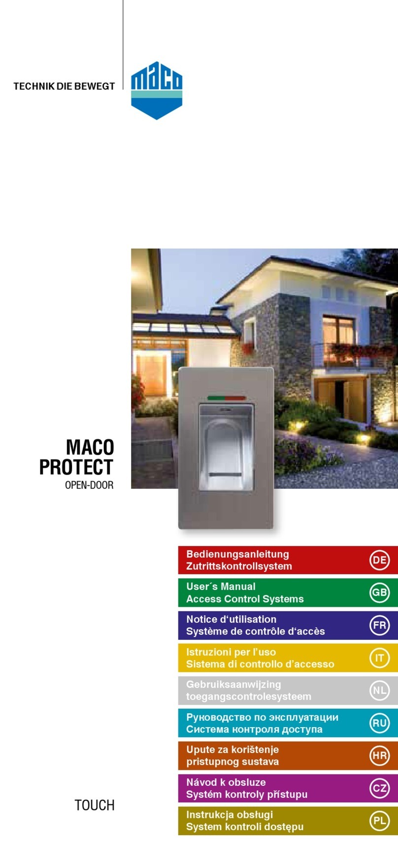 Maco openDoor Touch user manual