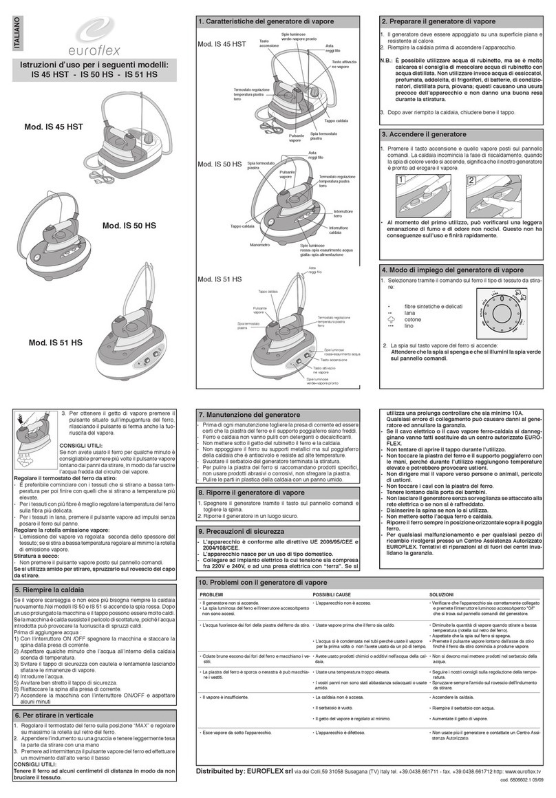 Euroflex IS 45 HST Safety instructions