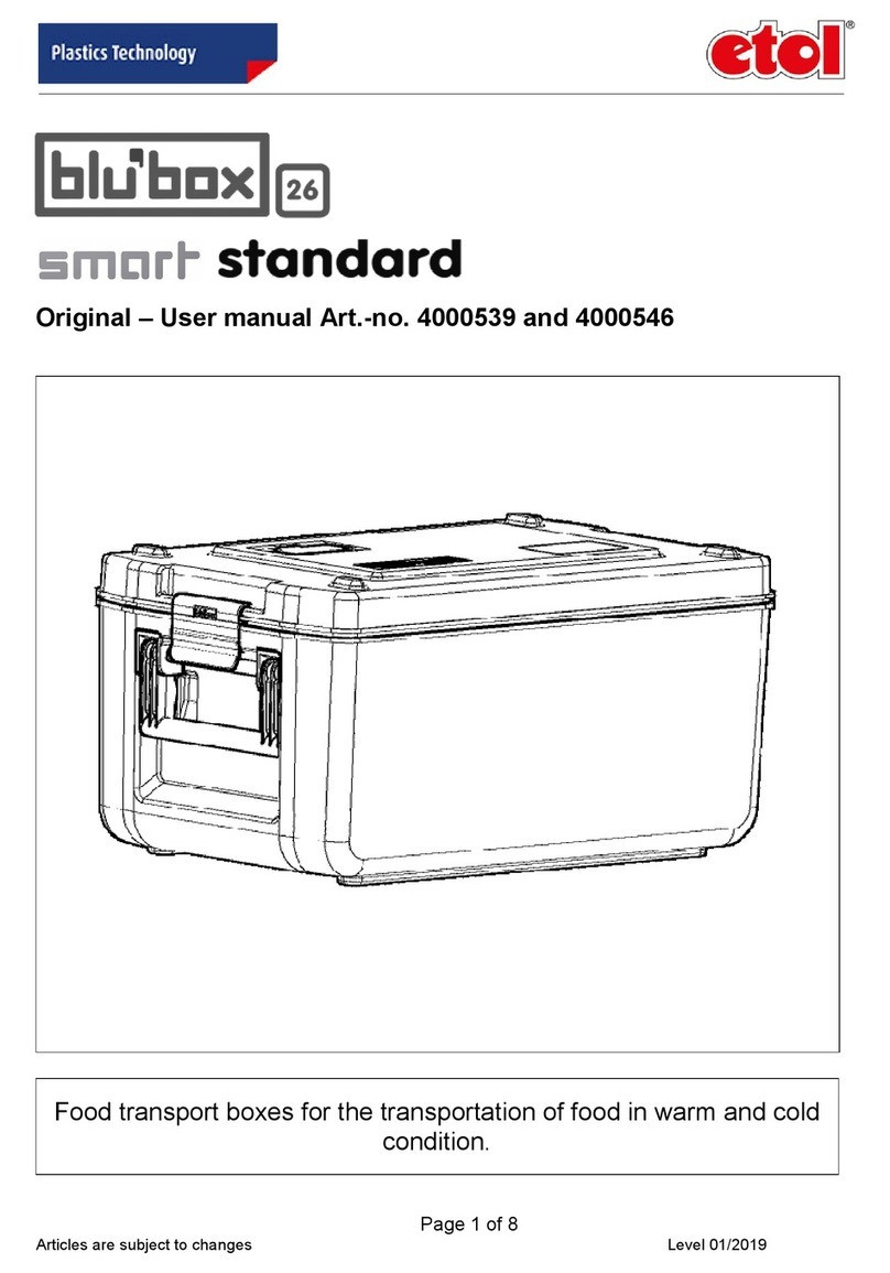 etol blu'box 26 SMART standard Original user manual
