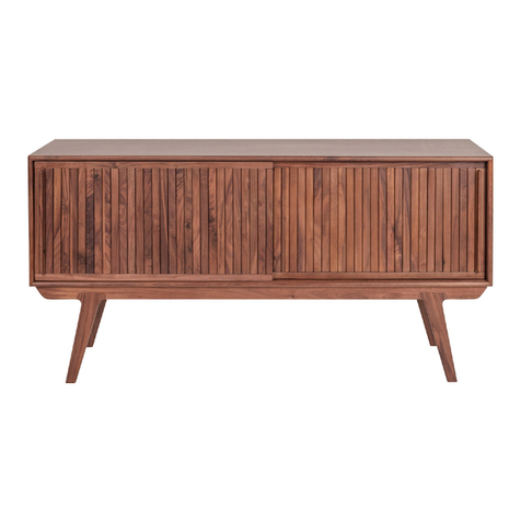 Moe's ALASKA SIDEBOARD YC-1018-20 User manual