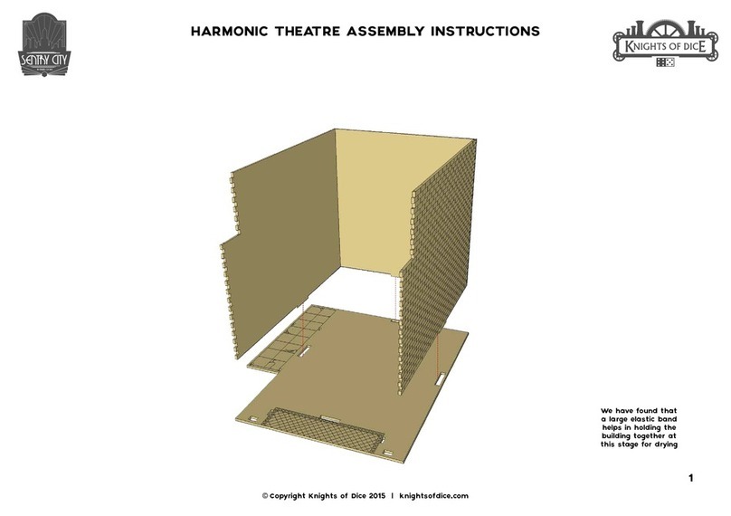 Knights of Dice HARMONIC THEATRE Assembly instructions