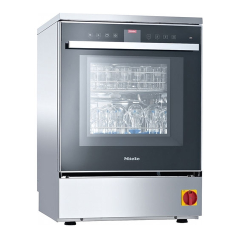 Miele professional PLW 8505 operating instructions