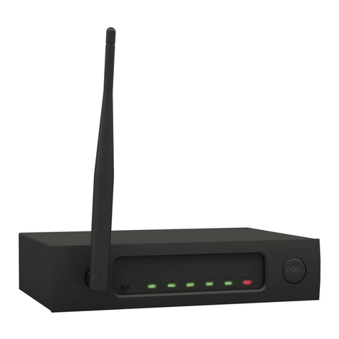 DAPAudio Odin D3915 User manual