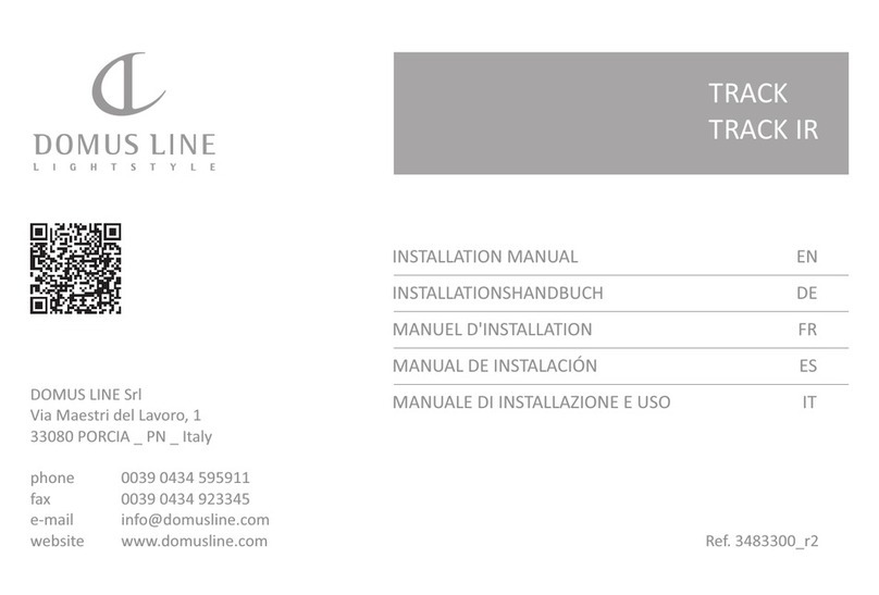 DOMUS LINE TRACK User manual