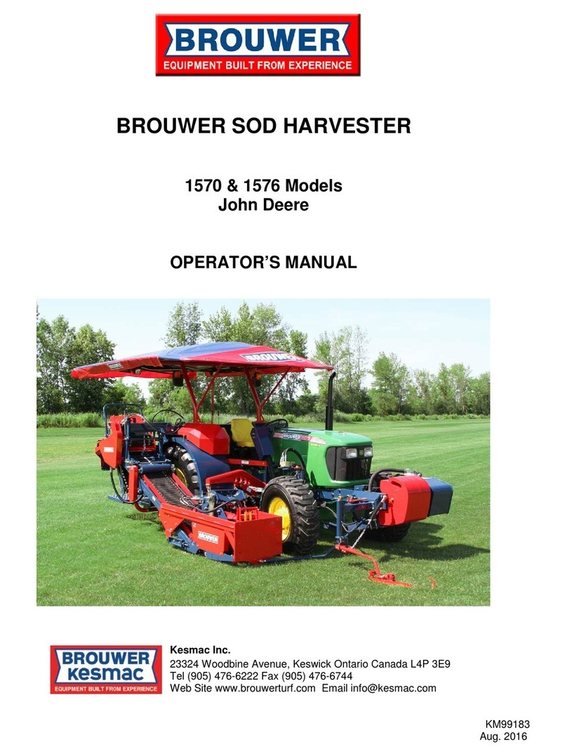 Brouwer 1570 Operator's manual