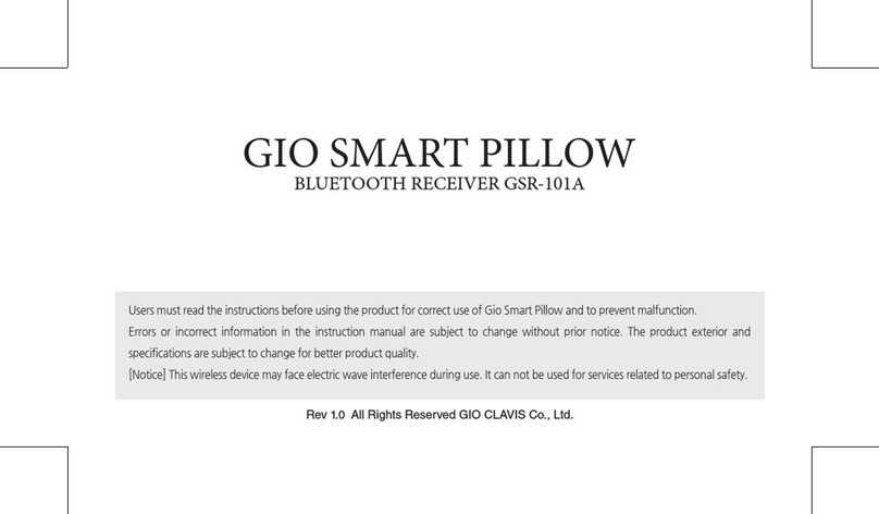 gio GSR-101A instructions