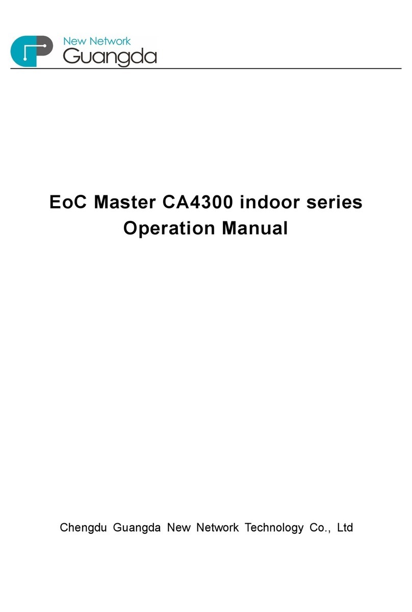 GD EoC Master CA4300 Operation manual