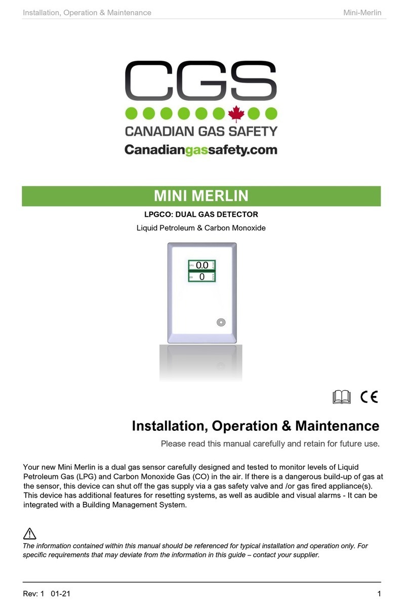 CGS MINI MERLIN Installation operation & maintenance