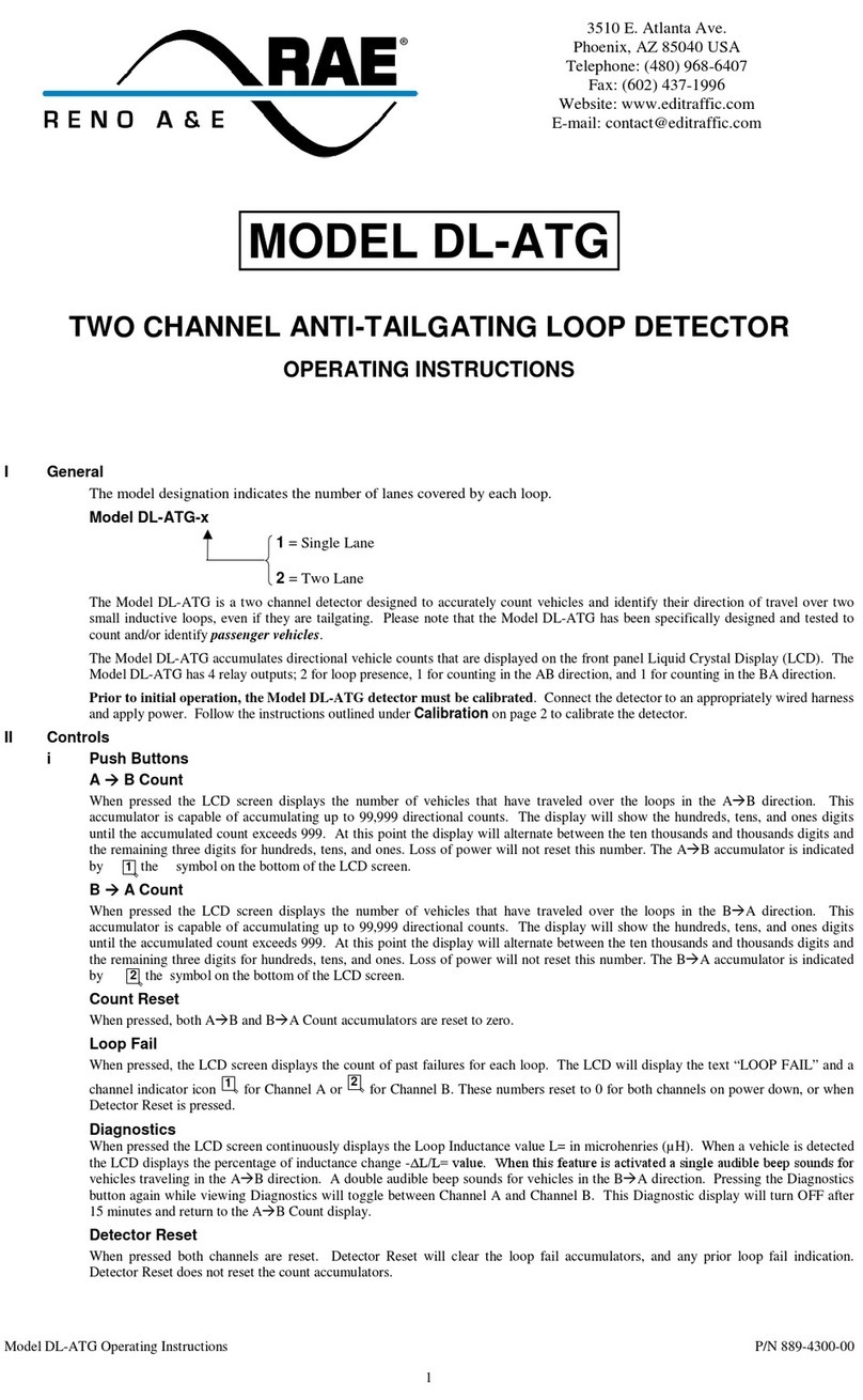 Rae DL-ATG operating instructions