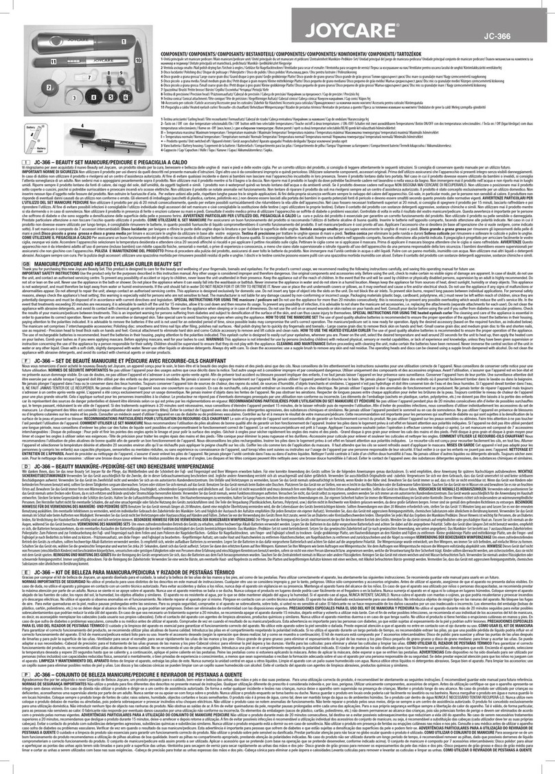 Joycare JC-366 quick start guide