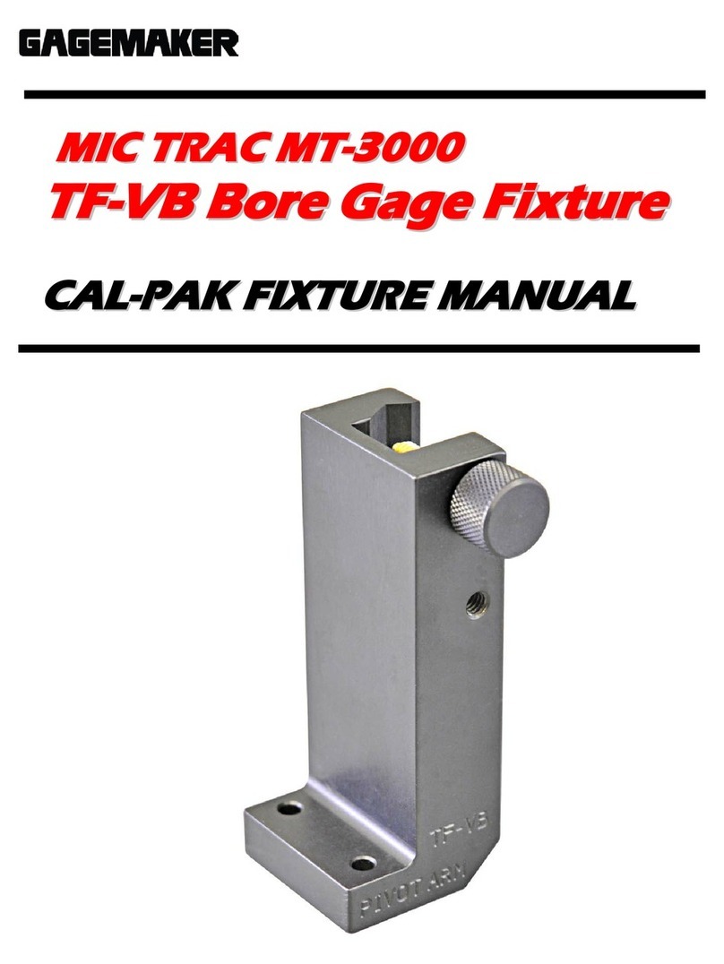 GAGEMAKER MIC TRAC MT-3000 User manual