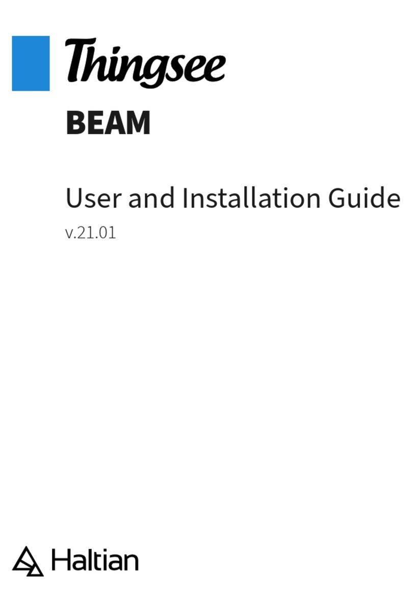 Haltian Thingsee BEAM User and installation guide