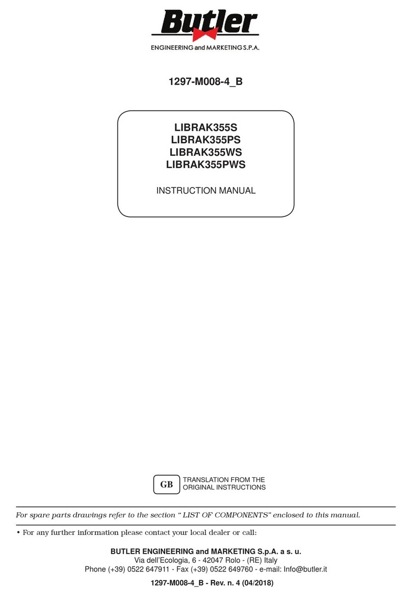 Butler LIBRAK355 instruction manual