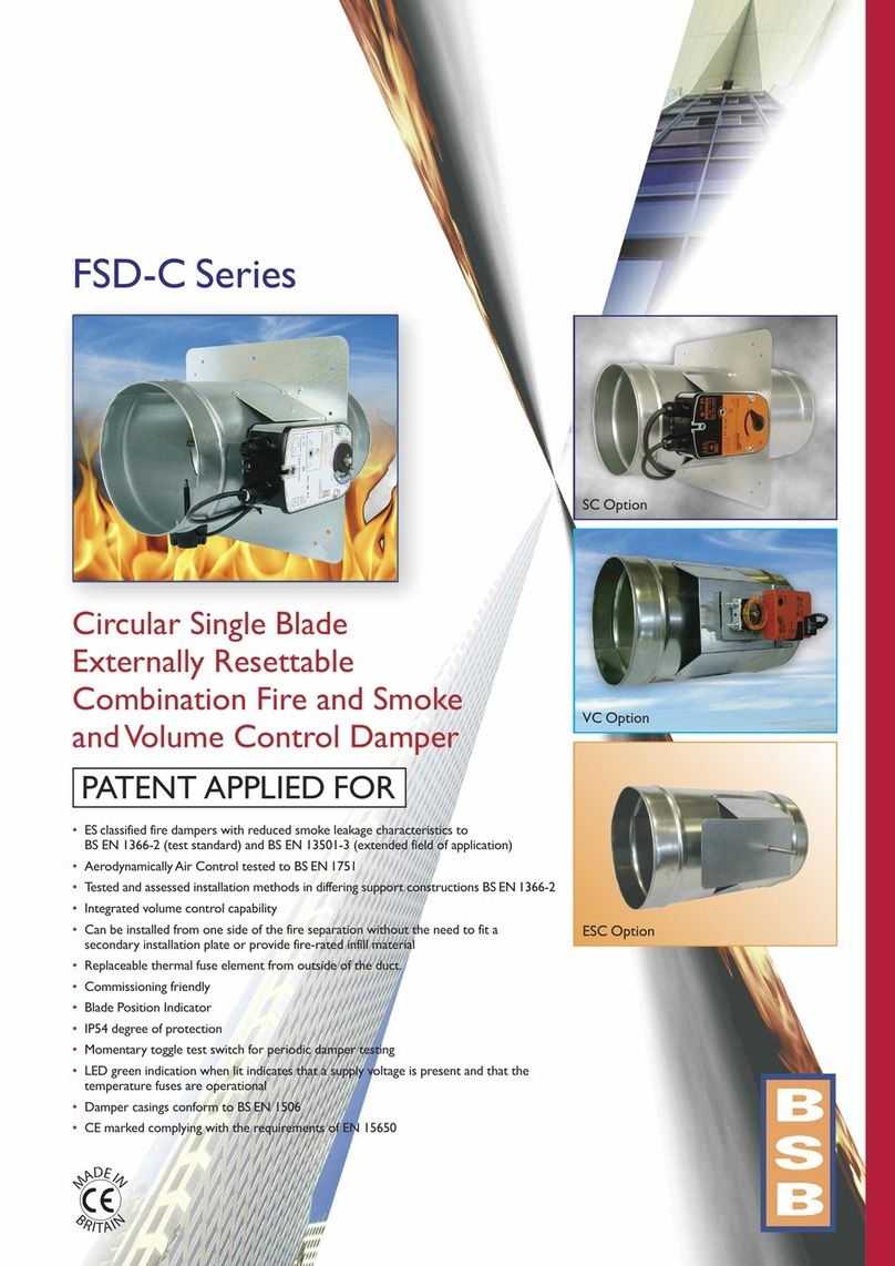 BSB FSD-C Series User manual