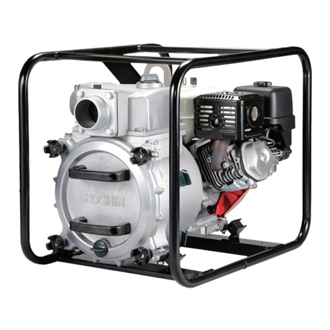 Koshin KTH-S Series Operating instructions & parts manual Koshin KTH-S Series Operating instructions & parts manual
