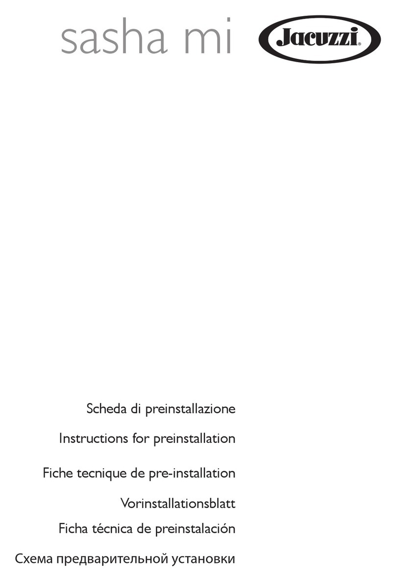 Jacuzzi sasha mi User manual