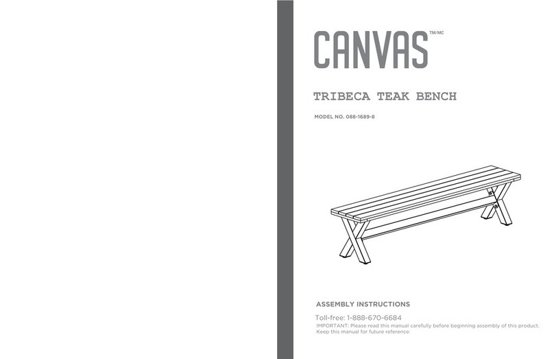 Canvas TRIBECA 088-1689-8 Assembly instructions