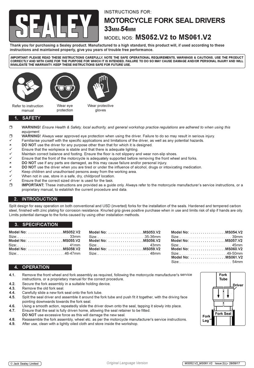 Sealey MS052.V2 User manual