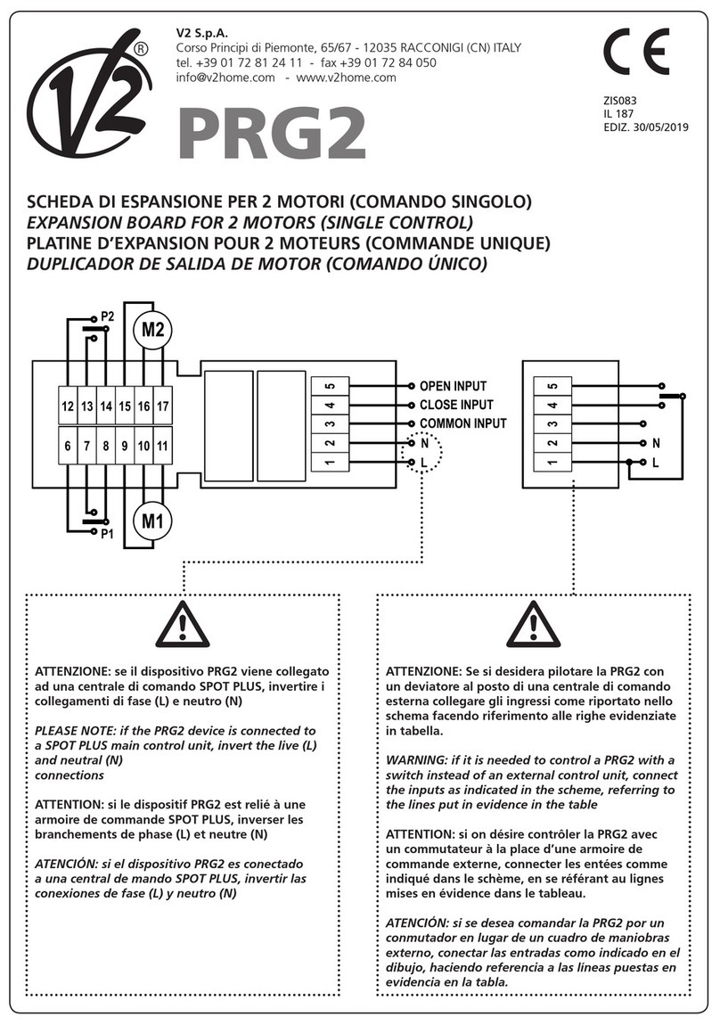 V2 PRG2 instruction manual