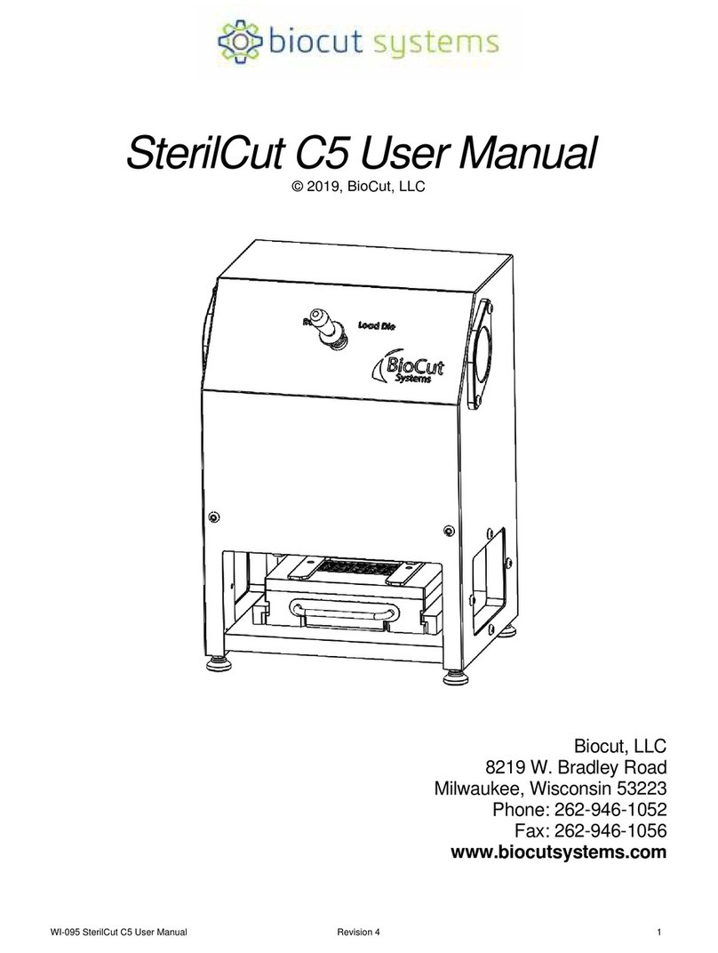 BioCut SterilCut C5 user manual BioCut SterilCut C5 user manual