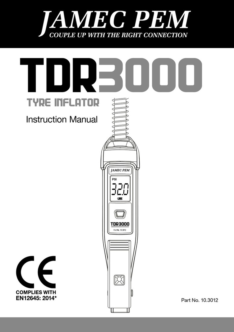 JAMEC PEM TDR3000 instruction manual