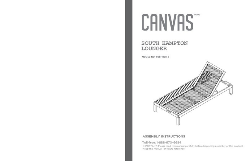 Canvas SOUTH HAMPTON 088-1868-2 Assembly instructions