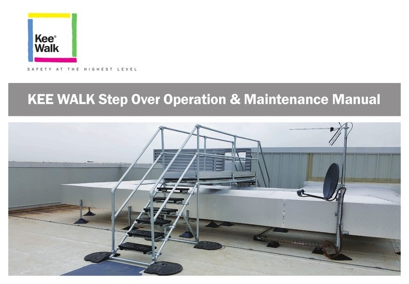 Kee WALK Step Over Operation & maintenance manual