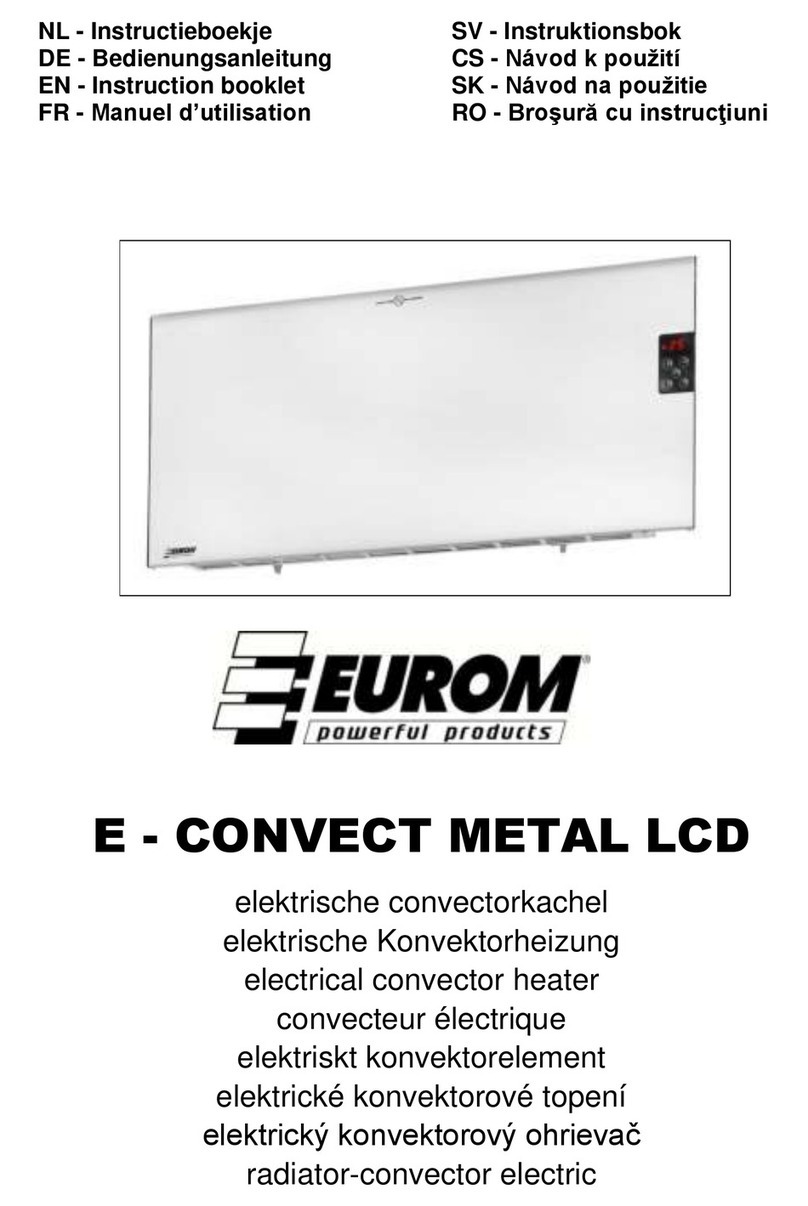EUROM E-CONVECT METAL User manual