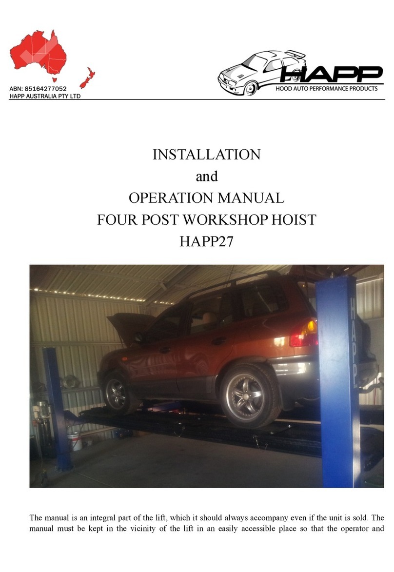 Happ 27 Installation and operation manual Happ 27 Installation and operation manual