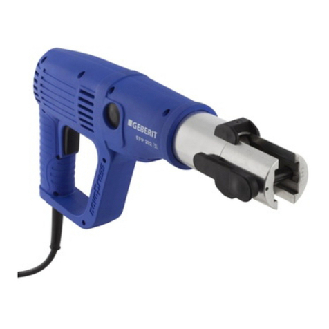 Geberit EFP 202 Operation manual