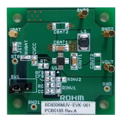 Rohm BD63800MUF-EVK-001 User manual