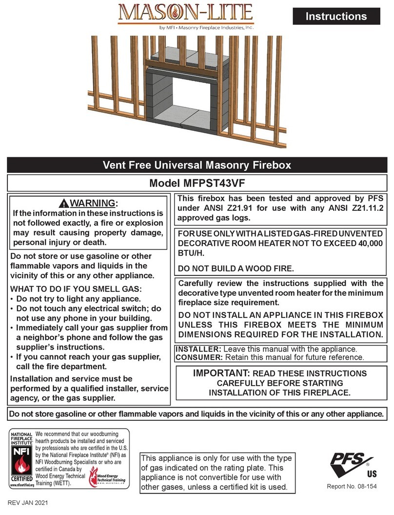 mFi Mason-Lite MFPST43VF instructions